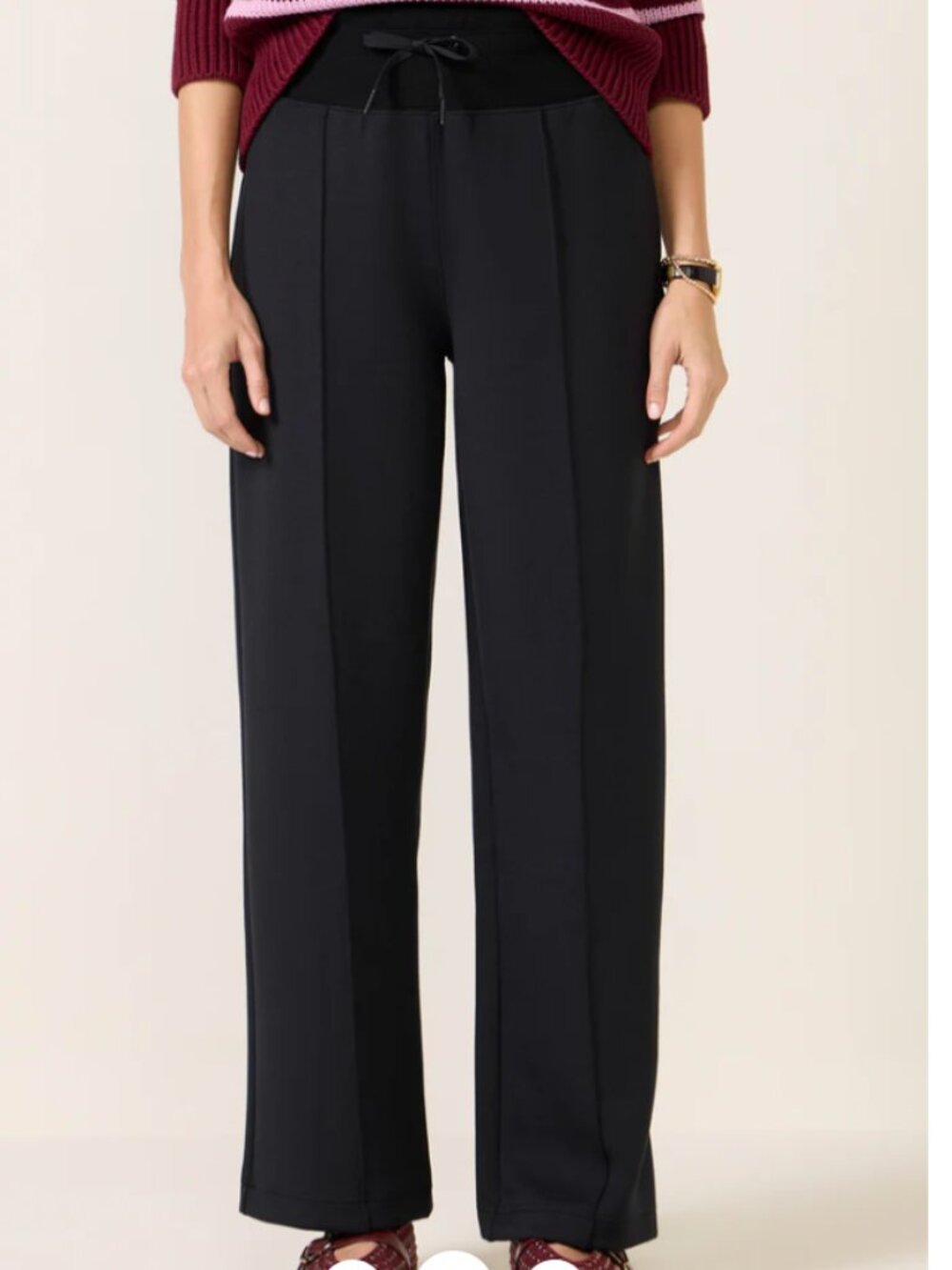 Spanx Women's AirEssential Luxe Straight Leg Pants Size 3X Tall Black NWT Casual